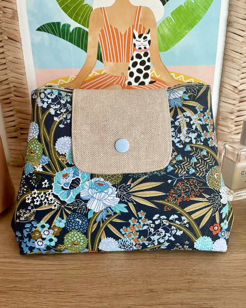 Trousse de toilette 𝑭𝒍𝒐𝒓𝒆 - Doublure dorée