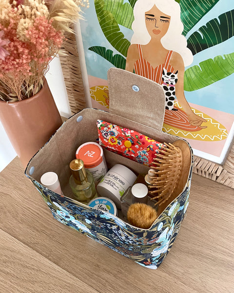 Trousse de toilette 𝑭𝒍𝒐𝒓𝒆 - Doublure dorée