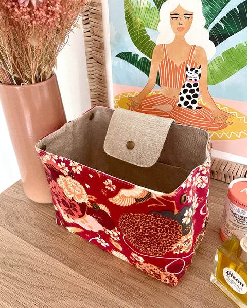 Trousse de toilette 𝑰𝒛𝒖𝒎𝒊 - Doublure dorée