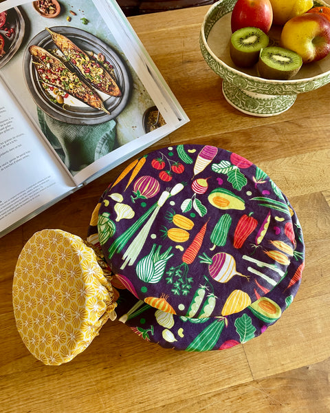 Lot De 3 Charlottes "𝐭𝐚𝐫𝐭𝐞 𝐞𝐭 𝐛𝐨𝐥𝐬" - 𝑱𝒂𝒓𝒅𝒊𝒏 𝒈𝒐𝒖𝒓𝒎𝒂𝒏𝒅 (doublure safran)