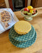 Lot De 3 Charlottes "𝐭𝐚𝐫𝐭𝐞 𝐞𝐭 𝐛𝐨𝐥𝐬" - Nara (doublure safran)