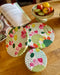 Lot De 3 Charlottes "𝐭𝐚𝐫𝐭𝐞 𝐞𝐭 𝐛𝐨𝐥𝐬" - 𝑮𝒓𝒂𝒏𝒂𝒅𝒂 (doublure safran)