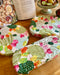 Lot de 3 charlottes "𝐩𝐥𝐚𝐭𝐬 𝐠𝐨𝐮𝐫𝐦𝐚𝐧𝐝𝐬" - 𝑮𝒓𝒂𝒏𝒂𝒅𝒂 (doublure safran)
