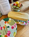 Lot de 3 charlottes "𝐩𝐥𝐚𝐭𝐬 𝐠𝐨𝐮𝐫𝐦𝐚𝐧𝐝𝐬" - 𝑮𝒓𝒂𝒏𝒂𝒅𝒂 (doublure safran)