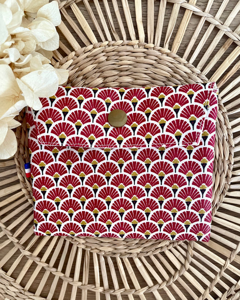 Pochette enduite 𝑬𝒗𝒆𝒏𝒕𝒂𝒊𝒍𝒔 𝒃𝒐𝒓𝒅𝒆𝒂𝒖𝒙 pour vos cosmétiques solides