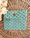 Pochette enduite 𝑽𝒆𝒓𝒕 𝒅’𝒆𝒂𝒖 pour vos cosmétiques solides