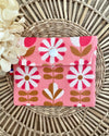 Pochette enduite 𝑻𝒖𝒍𝒊𝒑𝒆𝒔 (pression blanche) pour vos cosmétiques solides