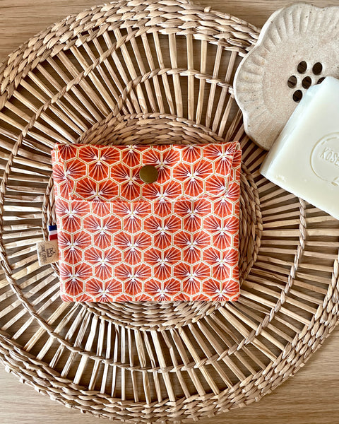 Pochette enduite 𝑨𝒎𝒂𝒓𝒚𝒍𝒍𝒊𝒔 pour vos cosmétiques solides