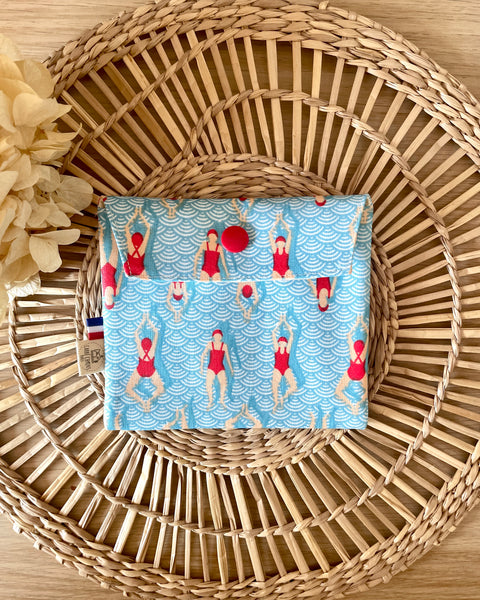 Pochette enduite 𝑳𝒆𝒔 𝑩𝒂𝒓𝒃𝒐𝒕𝒆𝒖𝒔𝒆𝒔 pour vos cosmétiques solides