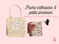Top Bag - Octobre Rose - Carré Cotons